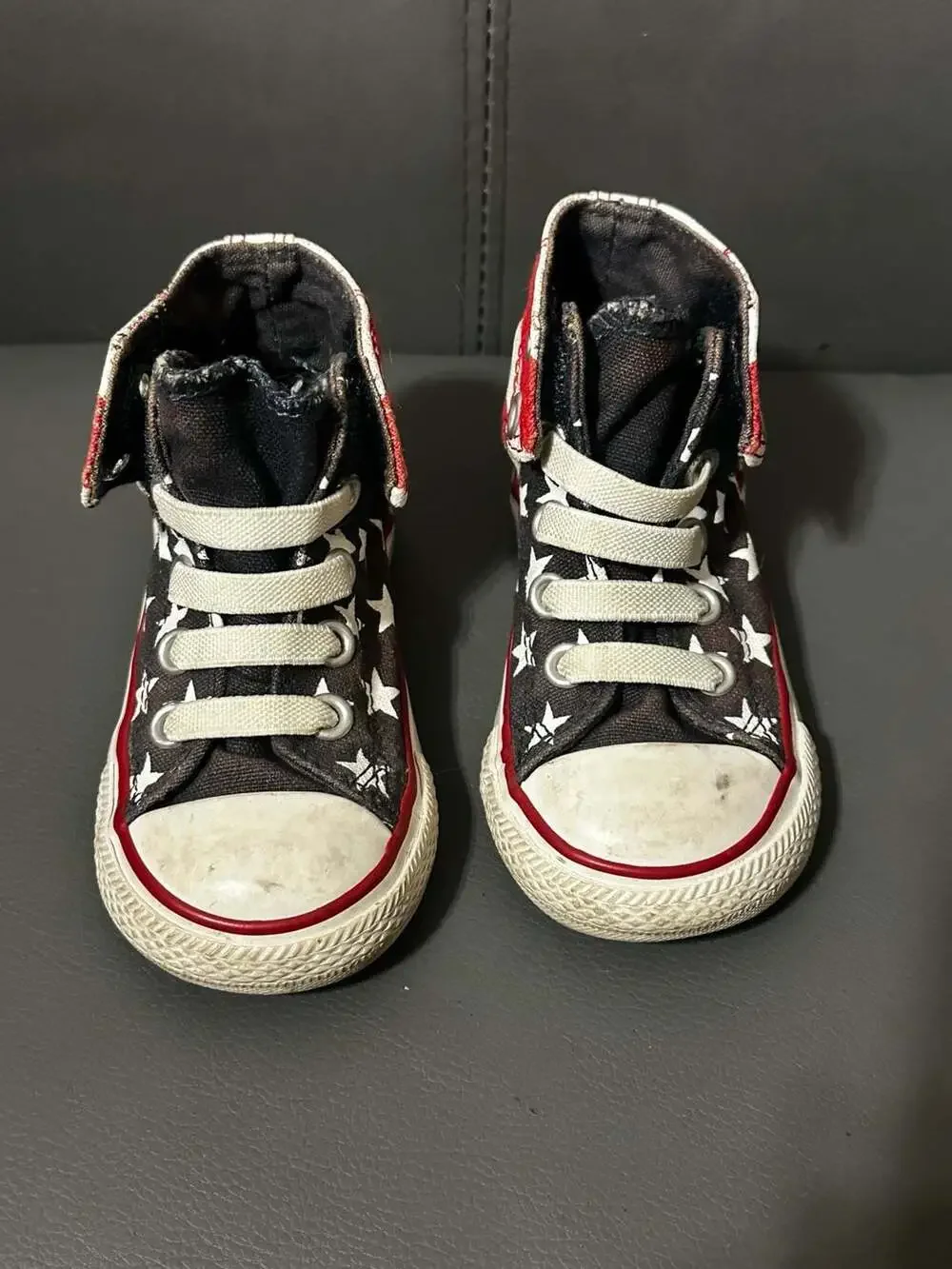 Converse Chuck Taylor All Star Toddler American Flag High Top Sneakers Size 5
